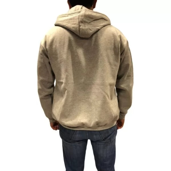 FELPA CON CAPPUCCIO E ZIP INTERA