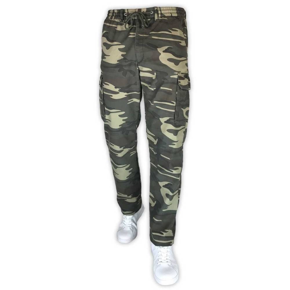 PANTALOE IMIMETICO GABARDINE E PILE CLASSIC FIT SEA BARRIER JONATHAN